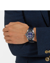 Мужские темно-синие часы из плотной ткани от Oris