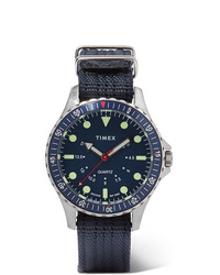 Мужские темно-синие часы из плотной ткани от Timex