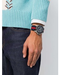 Мужские темно-синие часы от Gucci