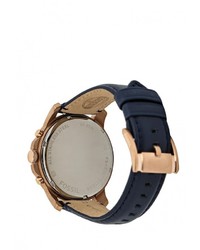 Мужские темно-синие часы от Fossil