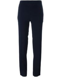 Женские темно-синие шелковые брюки от Chloé