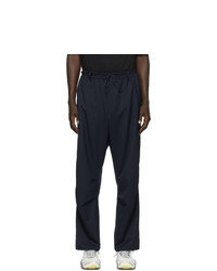 Темно-синие шерстяные брюки карго от Y-3