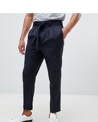 Темно-синие шерстяные брюки чинос от ASOS DESIGN