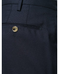 Темно-синие шерстяные брюки чинос от Pt01