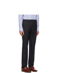 Темно-синие шерстяные брюки чинос от Gucci