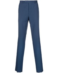 Темно-синие шерстяные брюки чинос от Zegna