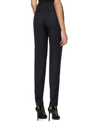 Женские темно-синие шерстяные брюки от Pallas