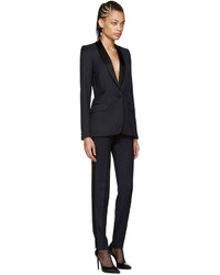 Женские темно-синие шерстяные брюки от Pallas