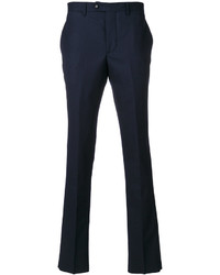 Мужские темно-синие шерстяные брюки от Officine Generale