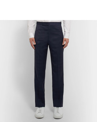 Мужские темно-синие шерстяные классические брюки от Gabriela Hearst