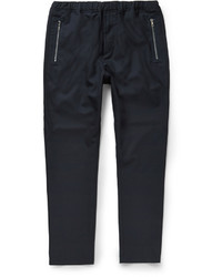 Мужские темно-синие шерстяные классические брюки от Oamc