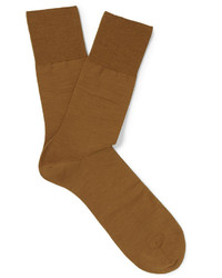 Мужские темно-синие шерстяные носки от Falke