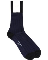 Мужские темно-синие шерстяные носки от Comme des Garcons