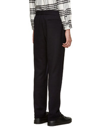 Мужские темно-синие шерстяные спортивные штаны от TOMORROWLAND