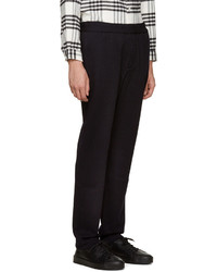 Мужские темно-синие шерстяные спортивные штаны от TOMORROWLAND