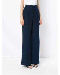Темно-синие широкие брюки от Egrey