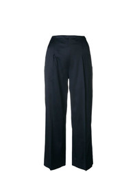 Темно-синие широкие брюки от Chalayan