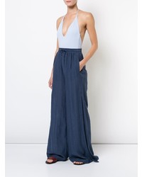 Темно-синие широкие брюки от Onia