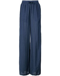 Темно-синие широкие брюки от Onia