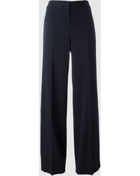 Темно-синие широкие брюки от DKNY