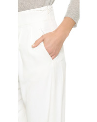 Темно-синие широкие брюки от Parker