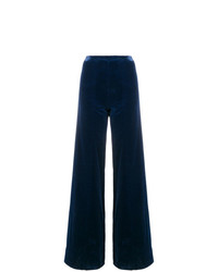 Темно-синие широкие брюки от Emanuel Ungaro Vintage