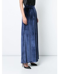 Темно-синие широкие брюки от Fleur Du Mal