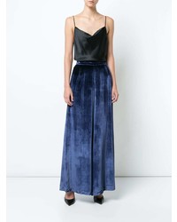 Темно-синие широкие брюки от Fleur Du Mal