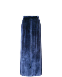 Темно-синие широкие брюки от Fleur Du Mal