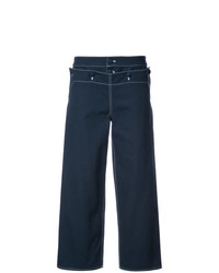 Темно-синие широкие брюки от Harvey Faircloth