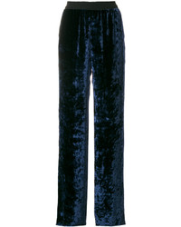 Темно-синие широкие брюки от Maison Margiela