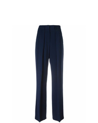 Темно-синие широкие брюки от MSGM