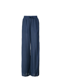 Темно-синие широкие брюки от Onia
