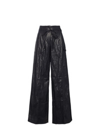 Темно-синие широкие брюки от Rejina Pyo