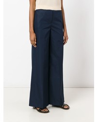 Темно-синие широкие брюки от Theory