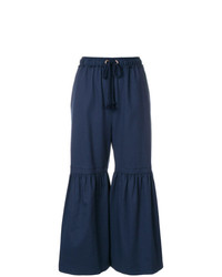 Темно-синие широкие брюки от See by Chloe