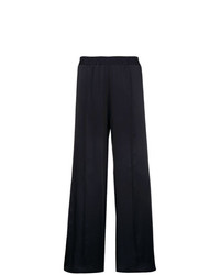 Темно-синие широкие брюки от Semicouture