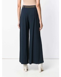 Темно-синие широкие брюки от Peter Pilotto