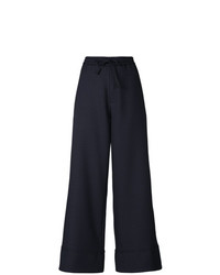 Темно-синие широкие брюки от Societe Anonyme