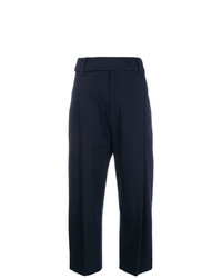 Темно-синие широкие брюки от Studio Nicholson