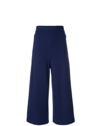 Темно-синие широкие брюки от Tibi