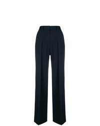 Темно-синие широкие брюки от Victoria Victoria Beckham