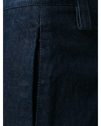 Темно-синие широкие брюки от The Row