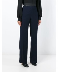 Темно-синие широкие брюки от Haider Ackermann