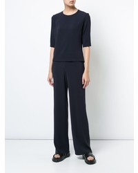 Темно-синие широкие брюки от Peter Cohen