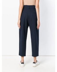 Темно-синие широкие брюки от Studio Nicholson