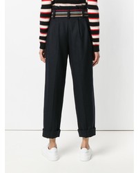 Темно-синие широкие брюки от Chinti & Parker