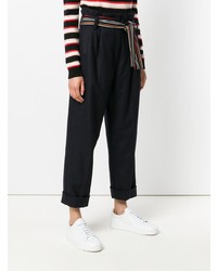 Темно-синие широкие брюки от Chinti & Parker