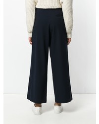 Темно-синие широкие брюки от Y's