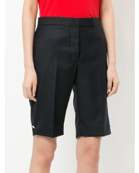 Женские темно-синие шорты-бермуды от Thom Browne